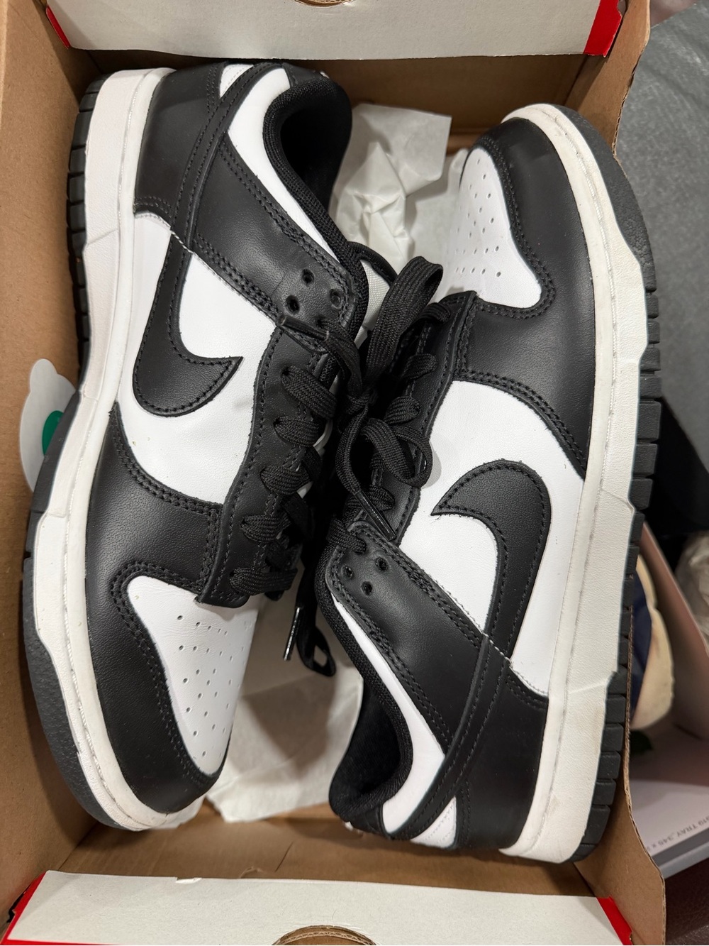 Nike Black and White Low-Top Sneakers